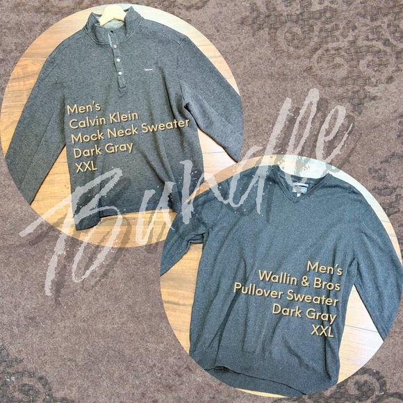 Calvin Klein Other - BUNDLE - TWO Men’s Sweaters